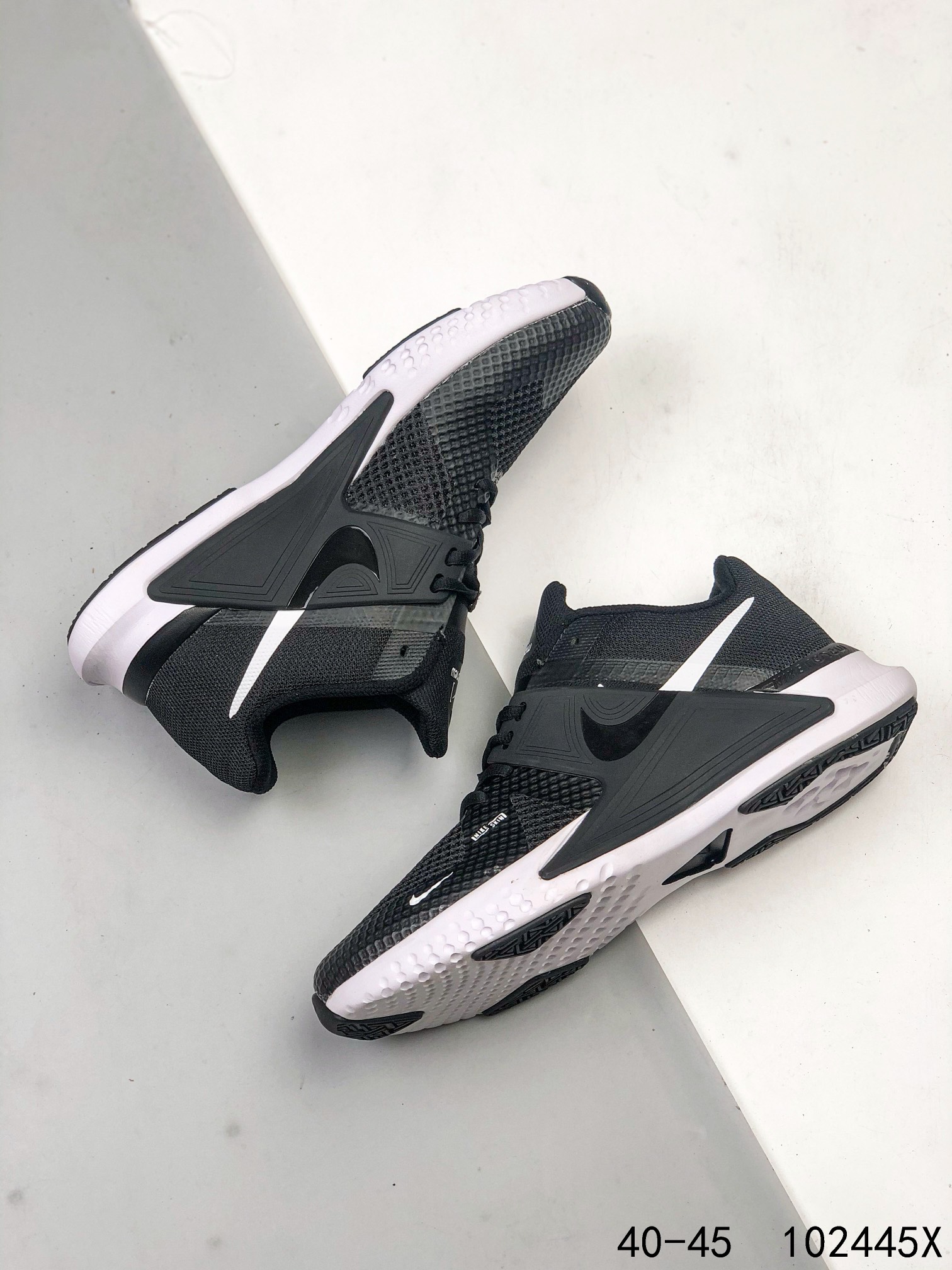 Nike Renew Carbon Black White Shoes - Click Image to Close